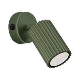 Spot de perete Sollux SL.1617 KARBON 1xGU10/10W/230V verde