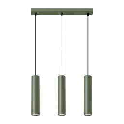 Lustră pe cablu Sollux SL.1486 LAGOS 3xGU10/10W/230V verde