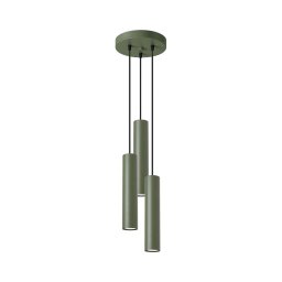 Lustră pe cablu Sollux SL.1487 LAGOS 3xGU10/10W/230V verde