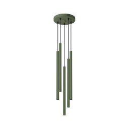 Lustră pe cablu Sollux SL.1522 PASTELO 5xG9/8W/230V verde