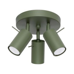 Spot Sollux SL.1503 RING 3xGU10/10W/230V verde