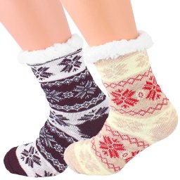 Șosete pentru damă cu blană 2, perechi 4 buc., PK1