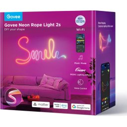 Benzi LED Neon 4 Metri Black