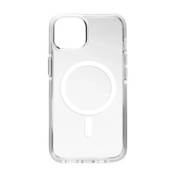 Husa Puro Lite Mag Pro MagSafe Silicone Case for iPhone 15 - Transparent