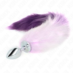 Kink Fox Tail with Metal Plug Purple