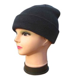 Căciulă de iarna tricotată MFH neagră