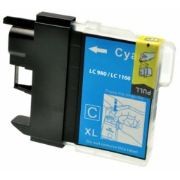 Cartus compatibil Brother LC 980 Cyan (LC-980C, LC980C) pentru DCP 145C 163C 165C 167C 195C 197C 365CN 375CW 377CW MFC 250C 255CW 295CN