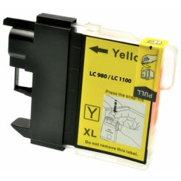 Cartus compatibil Brother LC 980 Yellow (LC-980Y, LC980Y) pentru DCP 145C 163C 165C 167C 195C 197C 365CN 375CW 377CW MFC 250C 255CW 295CN