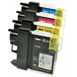 Pachet de cartuse compatibile Brother LC985 pentru DCP J125 J140W J315W J515W MFC J265W J410 J415W