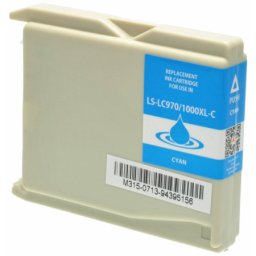 Cartus compatibil Brother LC 1000 Cyan (LC-1000C, LC1000C) pentru DCP 130C 330C 350C 357C 540CN 560CN 770CW Fax 1355 1360 1460 1560 MFC 240C 440CN 465CN 5460CN 5860CN 680CN 845CW 885CW