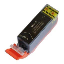 Cartus compatibil Canon PGI-520PGBK Pigment Black (2932B001, PGI520PGBK) pentru PIXMA iP3600 iP4600 iP4600x iP4700 MP540 MP540x MP550 MP560 MP620 MP620B MP630 MP640 MP980 MP990 MX860 MX870