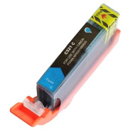 Cartus compatibil Canon CLI-521C Cyan (2934B001, CLI521C) pentru PIXMA iP3600 iP4600 iP4600x iP4700 MP540 MP540x MP550 MP560 MP620 MP620B MP630 MP640 MP980 MP990 MX860 MX870