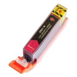 Cartus compatibil Canon CLI-521M Magenta (2935B001, CLI521M) pentru PIXMA iP3600 iP4600 iP4600x iP4700 MP540 MP540x MP550 MP560 MP620 MP620B MP630 MP640 MP980 MP990 MX860 MX870