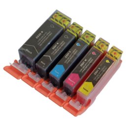 Pachet de cartuse compatibile Canon PGI-520PGBK / CLI-521 pentru PIXMA iP4850 iP4950 iX6550 MG5150 MG5250 MG5350 MG6150 MG6250 MG8150 MG8250 MX715 MX885 MX895
