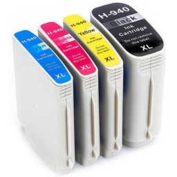 Pachet de cartuse compatibile HP 940XL pentru Officejet Pro 8000 Wireless 8500 A809 A909a A909g A909n All in One 8500A e Plus