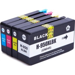 Pachet de cartuse compatibile HP 950XL/ 951XL pentru Officejet Pro 251dw 276dw 8100e 8600 e All in One Plus 8610 8615 8620
