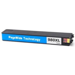 Cartus compatibil HP 980 Cyan (D8J07A, HP980) pentru Officejet Enterprise Color Flow X585z X555dn X555xh X585dn X585f