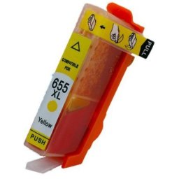 Cartus compatibil HP 655 Yellow (CZ112AE, HP655) pentru DeskJet Ink Advantage 3525 4615 4625 5525 6520 6525
