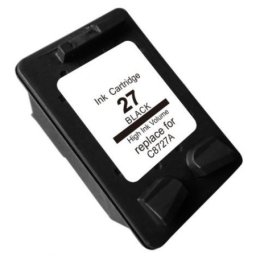 Cartus compatibil HP 27 Black (C8727AN, HP27) pentru DeskJet 3320 3320v 3322 3323 3325 3420 3420v 3425 3450 3520 3520v 3520w 3535 3538 3550 3550v 3550w 3620v 3645 3647 3650 3650v 3653 3658 3668 3740 3743 3744 3745 3745v 3748 3840 3843 3845 3845xi 3847 384