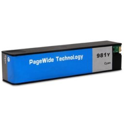 Cartus compatibil HP 981Y Cyan (L0R13A, HP981Y) pentru PageWide Enterprise Colour 556dn 556xh Flow MFP 586z 586dn 586f 586xh