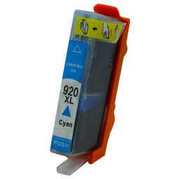 Cartus compatibil HP 920XL Cyan (CD972AE, HP920XL) pentru Officejet 6000 Wireless 6500 All in One 6500A e Plus 7000 Wide Format 7500A