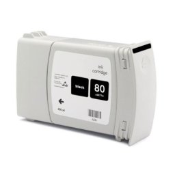 Cartus compatibil HP 80 Black (C4871A, HP80) pentru Designjet 1050c Plus 1055cm