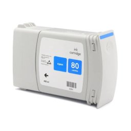 Cartus compatibil HP 80 Cyan (C4846A, HP80) pentru Designjet 1050c Plus 1055cm