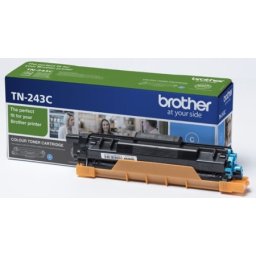 Cartus de toner (1K) Brother TN 243 Cyan (TN-243C, TN243C) pentru DCP L3510CDW L3550CDW HL L3210CW L3270CDW MFC L3730CDN L3770CDW