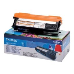 Cartus de toner (1.5K) Brother TN 320 Cyan (TN-320C, TN320C) pentru DCP 9055CDN 9270CDN HL 4140CN 4150CDN 4570CDW 4570CDWT MFC 9460CDN 9465CDN 9970CDW