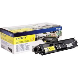 Cartus de toner (2.5K) Brother TN 321 Yellow (TN-321Y, TN321Y) pentru DCP L8400CDN L8450CDW HL L8250CDN L8350CDW MFC L8650CDW L8850CDW