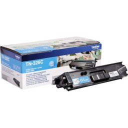 Cartus de toner (3.5K) Brother TN 326 Cyan (TN-326C, TN326C) pentru DCP L8400CDN L8450CDW HL L8250CDN L8350CDW MFC L8650CDW L8850CDW