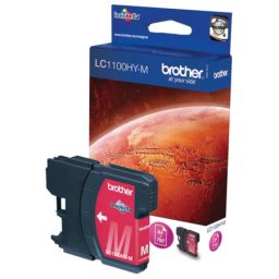 Cartus de cerneala Brother LC 1100HY Magenta (LC-1100HYM, LC1100HYM) pentru DCP 385C 395CN 585CW 6690CW J715W MFC 490CW 5490CN 5890CN 5895CW 6490 6490CW 6890CDW 990CW J615W