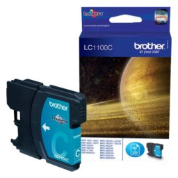 Cartus de cerneala Brother LC 1100 Cyan (LC-1100C, LC1100C) pentru DCP 385C 395CN 585CW 6690CW J715W MFC 490CW 5490CN 5890CN 5895CW 6490 6490CW 6890CDW 990CW J615W