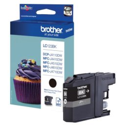 Cartus de cerneala Brother LC 123 Black (LC-123BK, LC123BK) pentru DCP J132W J152W J172W J552DW J752DW J4110DW MFC J245 J470DW J650DW J870DW J4410DW J4510DW J4610DW J4710DW J6520DW J6720DW J6920DW