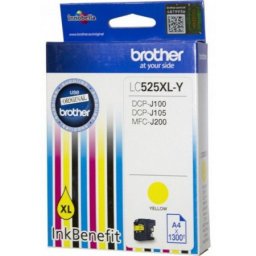 Cartus de cerneala Brother LC 525 XL Yellow (LC-525XLY, LC525XLY) pentru DCP J100 J105 MFC J200