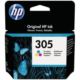 Cartus de cerneala original HP 305 Color (3YM60AE, HP305) pentru DeskJet 2710 2720 2721 2722 2723 2724 Plus 4110 4120 4122 4130 Envy 6010 All in One 6020 6022 6030 6032 6052 6055 6058 Pro 6420 6422 6430 6432 6452 6454 6455 6458 6475