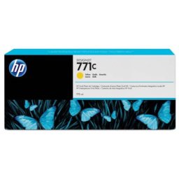Cartus de cerneala original HP 771C Yellow (B6Y10A, HP771C) pentru Designjet Z6200 42 in 60