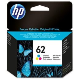 Cartus de cerneala original HP 62 Color (C2P06AE , HP62) pentru Envy 5540 e All in One 5541 5542 5544 5546 5548 5640 5642 5644 5646 7640 7643 Officejet 200 Mobile 250 5740 5742 5744 5746