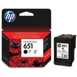 Cartus de cerneala original HP 651 Black (C2P10AE, HP651) pentru DeskJet Ink Advantage 5575 5645 OfficeJet 202