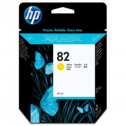 Cartus de cerneala original HP 82 Yellow (C4913A, HP82) pentru Designjet 120 120nr 20ps 500 Plus 500ps 50ps 510 510ps 800 800ps 815mfp 820mfp Copier cc800ps
