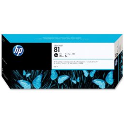 Cartus de cerneala original HP 81 Black (C4930A, HP81) pentru Designjet 5000 5000ps 5500 5500ps