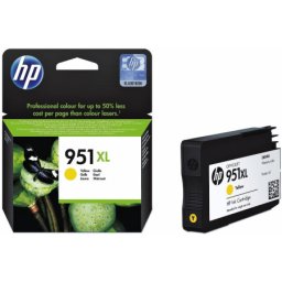 Cartus de cerneala original HP 951XL Yellow (CN048AE, HP951XL) pentru Officejet Pro 251dw 276dw 8100e 8600 e All in One Plus 8610 8615 8620