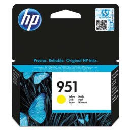 Cartus de cerneala original HP 951 Yellow (CN052AE, HP951) pentru Officejet Pro 251dw 276dw 8100e 8600 e All in One Plus 8610 8615 8620