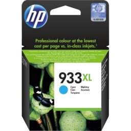Cartus de cerneala original HP 933XL Cyan (CN054AE, HP933XL) pentru Officejet 6100 ePrinter 6600 e All in One 6700 Premium 7110 Wide Format 7510 7610 7612