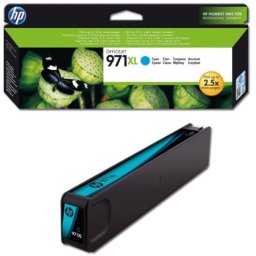 Cartus de cerneala original HP 971XL Cyan (CN626AE, HP971XL) pentru Officejet Pro X451dw X476dw X551dw X576dw