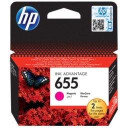 Cartus de cerneala original HP 655 Magenta (CZ111AE, HP655) pentru DeskJet Ink Advantage 3525 4615 4625 5525 6520 6525