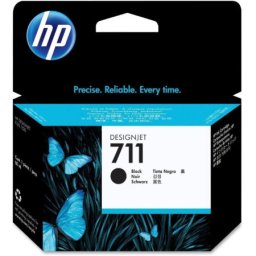 Cartus de cerneala original HP 711 Black(CZ133A, HP711) pentru Designjet T120 ePrinter T125 T130 24 in T520 T525 T530 36