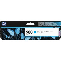 Cartus de cerneala original HP 980 Cyan (D8J07A, HP980) pentru Officejet Enterprise Color Flow X585z X555dn X555xh X585dn X585f
