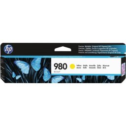 Cartus de cerneala original HP 980 Yellow (D8J09A, HP980) pentru Officejet Enterprise Color Flow X585z X555dn X555xh X585dn X585f