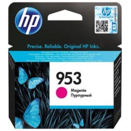 Cartus de cerneala original HP 953 Magenta (F6U13AE, HP953) pentru OfficeJet Pro 7720 Wide Format All in One 7730 7740 Officejet 8210 8218 8710 8715 8716 8718 8720 8725 8728 8730 8740